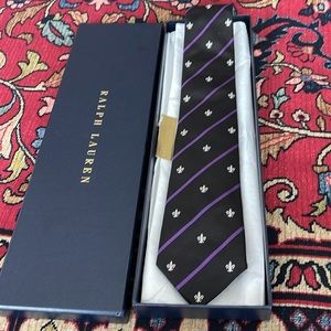 RL Purple Label silk tie